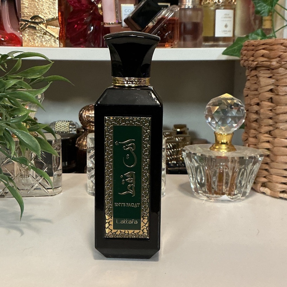 Khattaq Black & Green Decorative Bottle - Home Accent